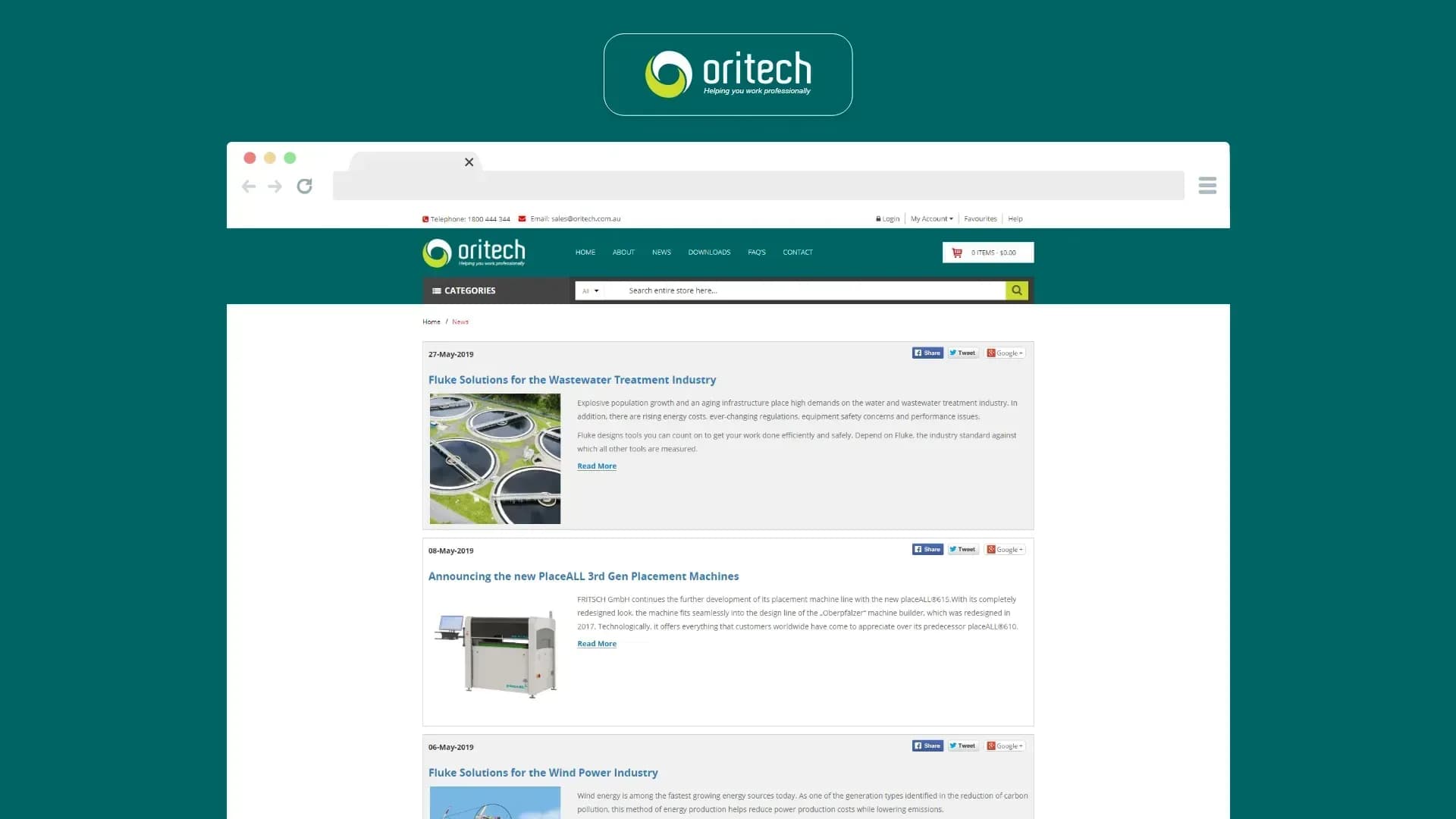 Electronics tools store, screenshot 2
