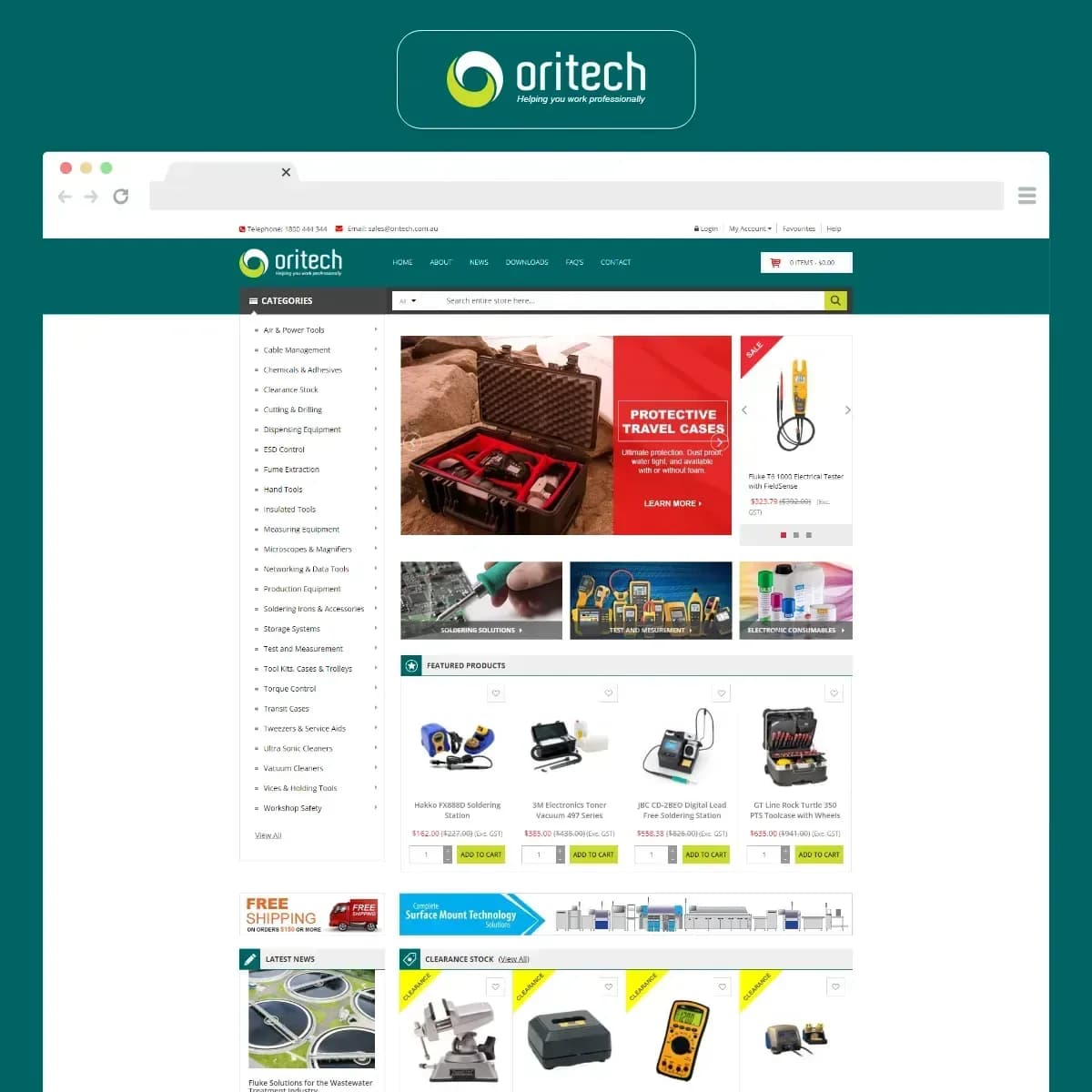 Electronics tools store, screenshot 3