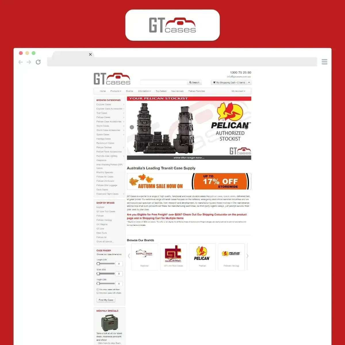Protective cases store, screenshot 3