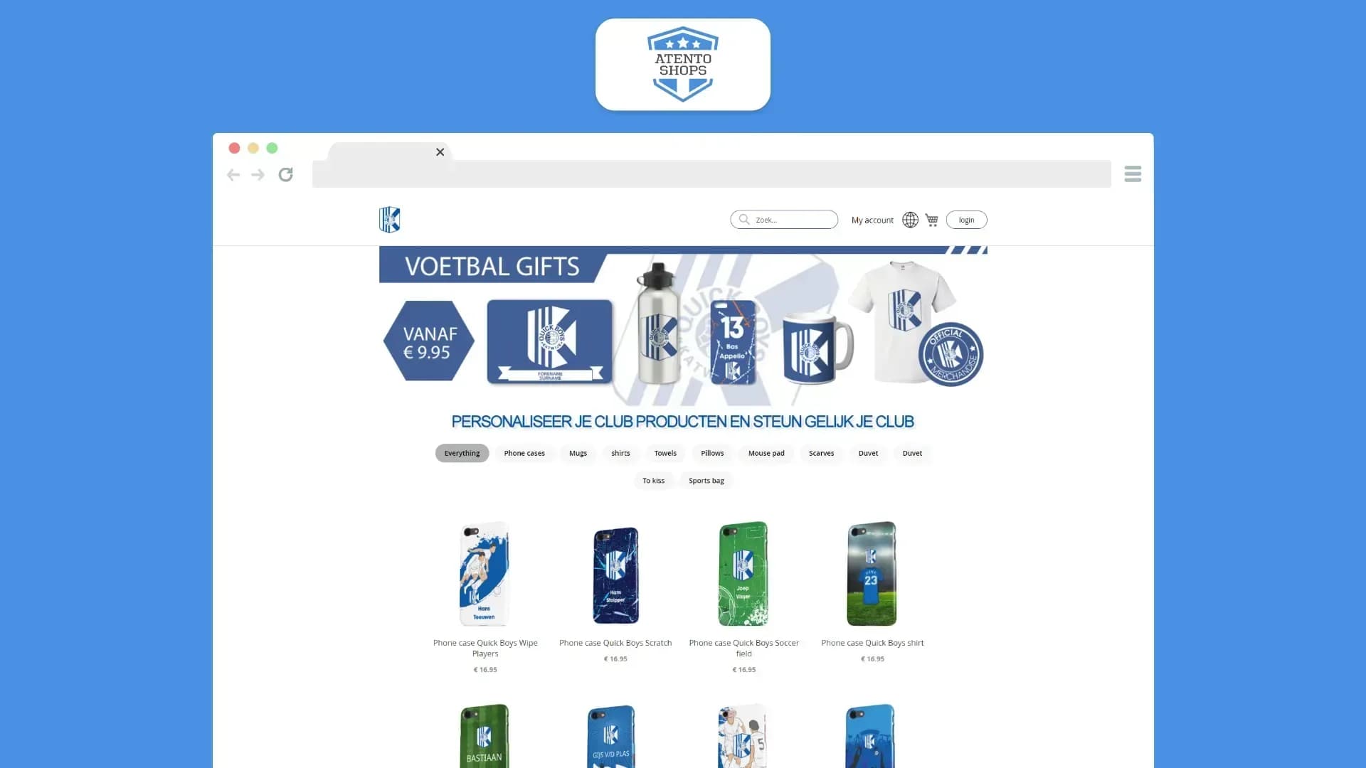 Multi-vendor shop platform, screenshot 2