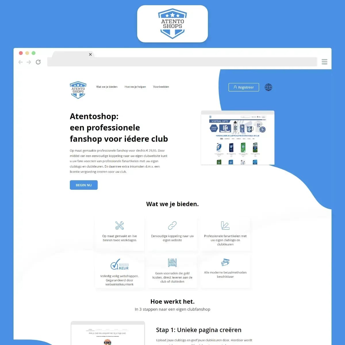 Multi-vendor shop platform, screenshot 3
